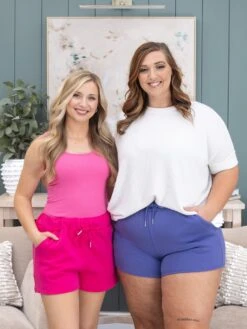 Zenana Fleece Drawstring Shorts With Pockets | S-3XL *Final Sale* -Women Clothing Shop 841309f567e47a344e72886351ab561c