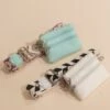 Geometric Printed Phone Strap And Detachable Zipped Pouch