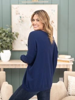 Round Neck "Perfect Knit" Tunic Sweater By DD Design | S/M - 2X/3X -Women Clothing Shop 87993ca70dd4236d3bd9fd5b19980065