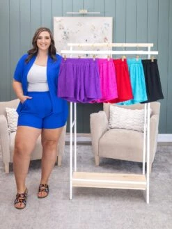 Crinkly Shorts With Pockets By DD Design | S - 3XL Pair W/ Sku61197 -Women Clothing Shop 87bacd163b6104aaa6dd4e98ced6c9c1