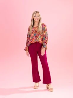 Diva Stretch High Rise Kick Flare| XXS - 3X -Women Clothing Shop 8898350fe1b112eeec6d0ba6e5beeddd