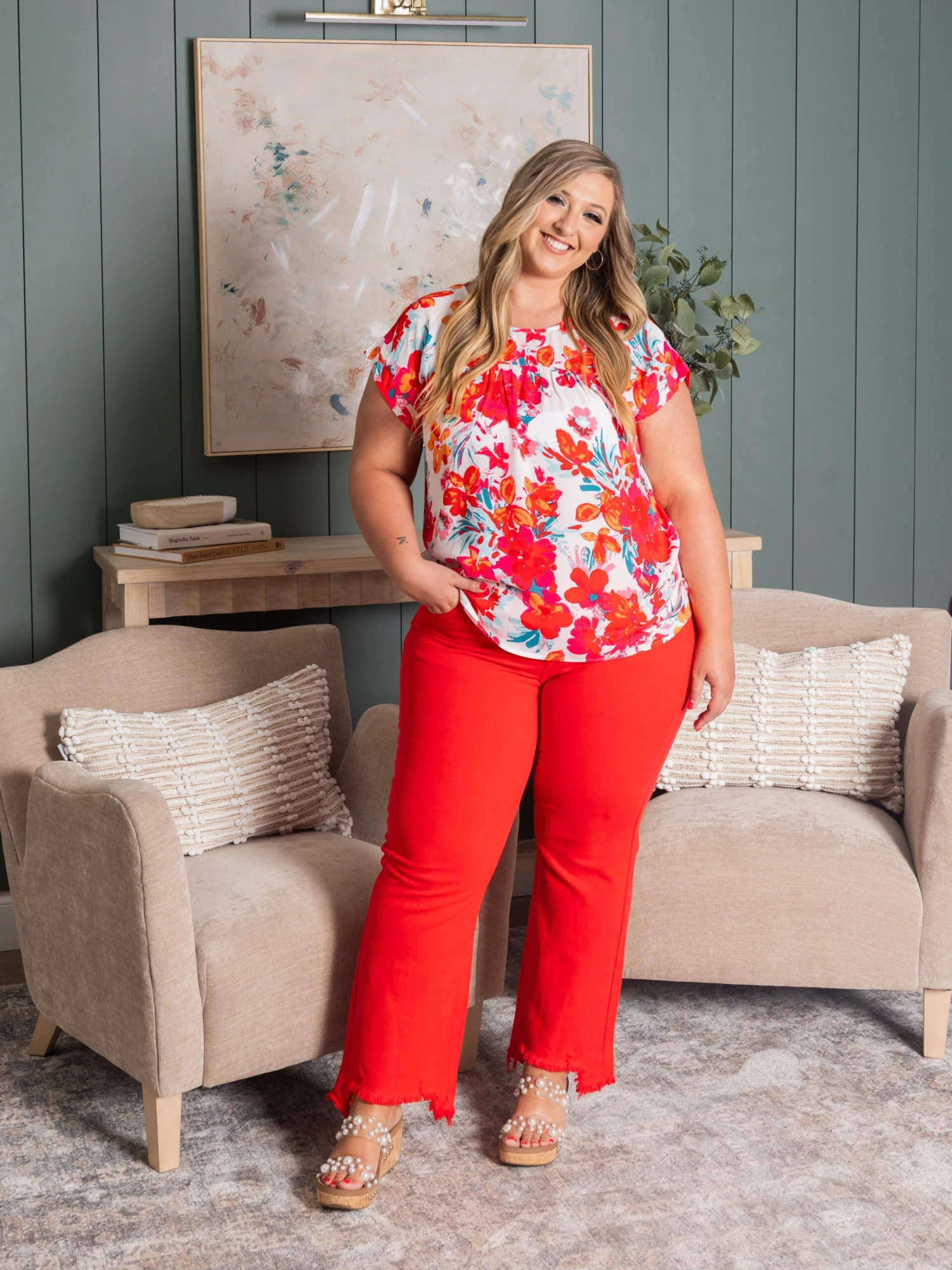 Risen Mid-Rise Straight Leg Step Hem Jeans | 0 - 3X 5 Risen Mid-Rise Straight Leg Step Hem Jeans | 0 - 3X - Image 5