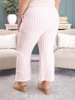 Jacquard Stripe Cropped Pant | S-3X -Women Clothing Shop 8971df5d293a4547287741d95466cf94