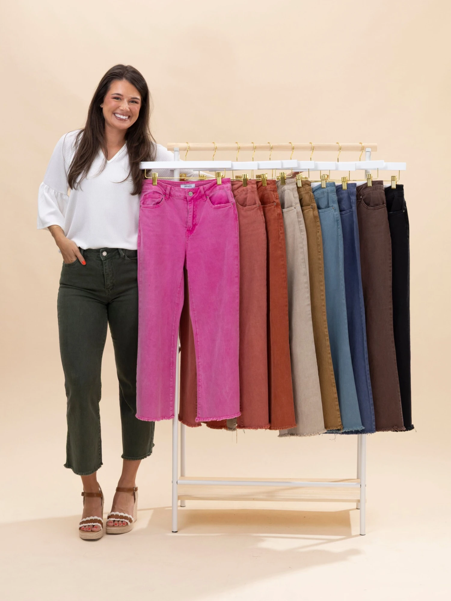 Zenana High Waist Cropped Bootcut | S - XL 7 Zenana High Waist Cropped Bootcut | S - XL - Image 7