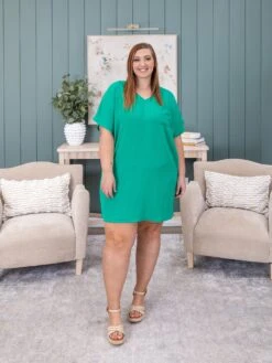 Zenana Airflow V-Neck Shirt Dress W/ Pockets | S-3XL -Women Clothing Shop 8a081fe486b1c1e7b8ed1f67bde62546