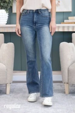 Judy Blue High Waist Tummy Control Back Pocket Embroidered Bootcut Jean | 0-24 Inseam Program -Women Clothing Shop 8ab24a4363b1177df27cb134cabd8482