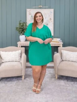 Zenana Airflow V-Neck Shirt Dress W/ Pockets | S-3XL -Women Clothing Shop 8ba9fa2115168a83417a846c3f3ed8f1