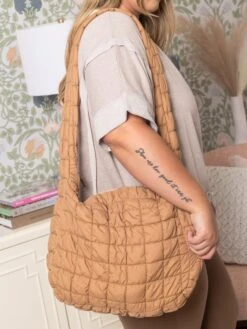 Zenana Puff Quilted Crossbody Shoulder Bag -Women Clothing Shop 8bbf90821a66a7666997fb59cceff793