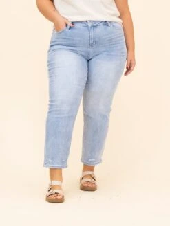 Mica Denim Mid Rise Straight Leg Jeans | 0-22 -Women Clothing Shop 8cf110a8f470cc61b1fc55a01de947a8
