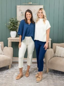 DIVA STRETCH 27" High Rise Wide Leg Stretch Crop (Neutrals) By DD Design - New | XXS-3X -Women Clothing Shop 8dbbae8c4c69cb0d48c7f2aede4407ae