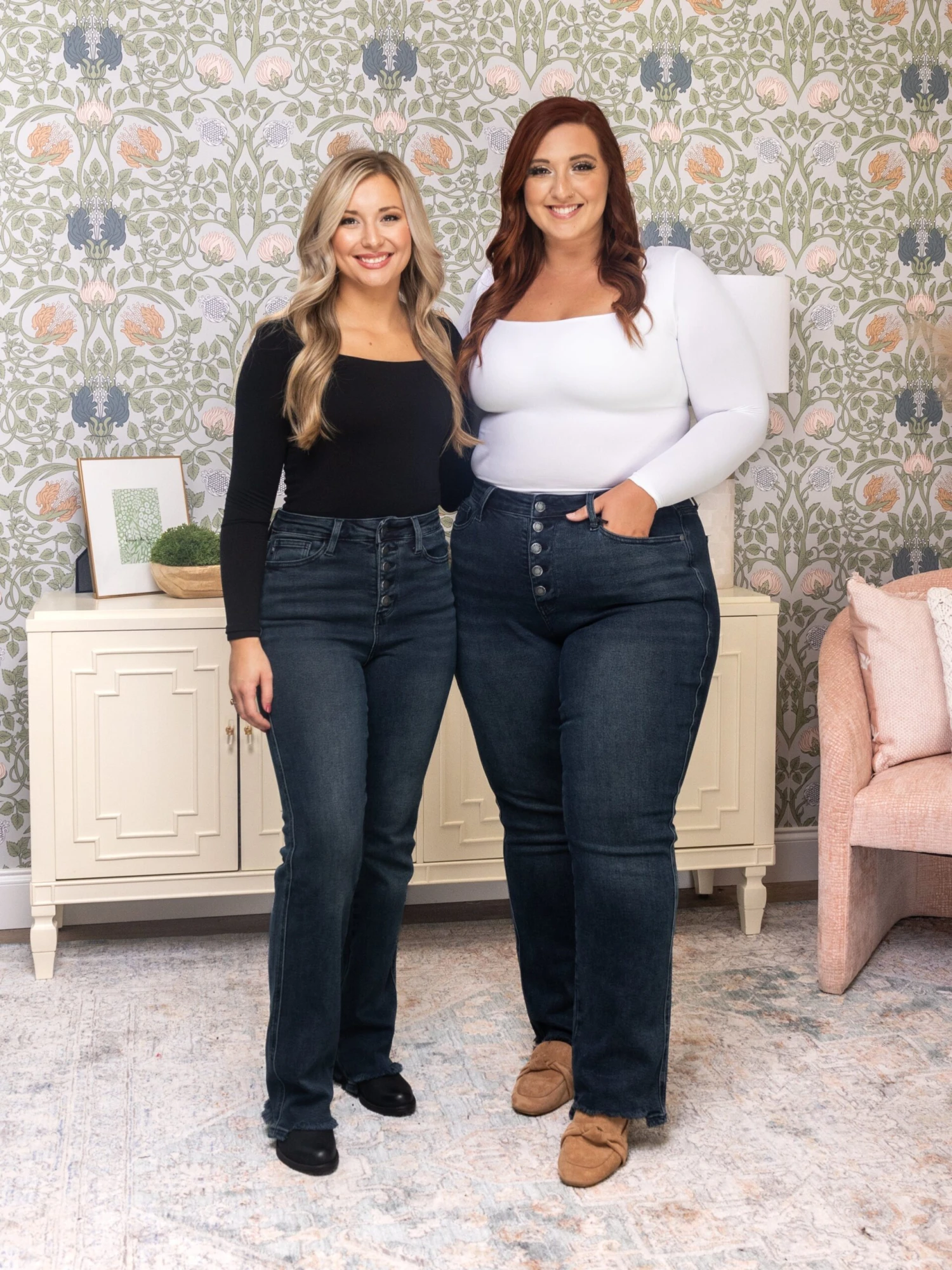 Judy Blue High Waist Button Fly Destroyed Straight Leg Jeans | 0 - 24 1 Judy Blue High Waist Button Fly Destroyed Straight Leg Jeans | 0 - 24