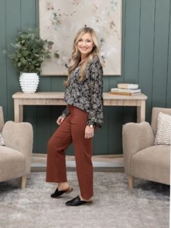 DIVA STRETCH 27" High Rise Wide Leg Stretch Crop (Fall Colors) By DD Design- New | XXS - 3X -Women Clothing Shop 8e8c0dcbf4243a02b2971827a5b7ad13