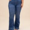 Mica Denim High Rise Flare Trouser Hem Jeans | 0-15