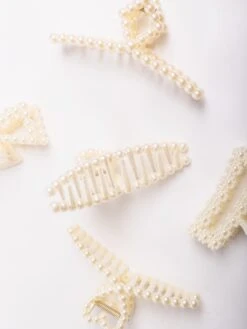 Zenana Faux Pearl Claw Clip