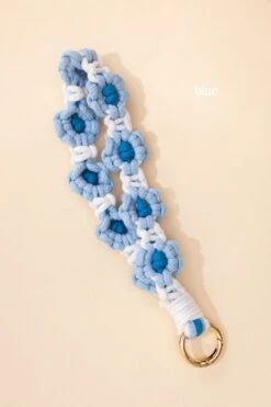 Knit Floral Phone Wristlet Strap By DD Design -Women Clothing Shop 90b83ea309401084dd968ef920bd8688