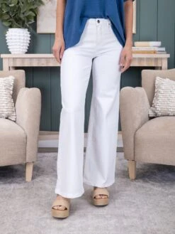 Risen Tummy Control High Rise Wide Leg Pant | 0-3X -Women Clothing Shop 92767d5d23f228cc816f88edf727e4a8