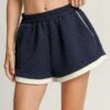 Heart Knit Jacquard Shorts | S - L Set W/ Sku53937 Umgee
