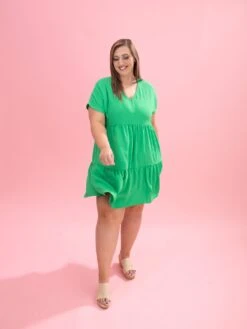 Airflow Tiered Knee Length Dress By DD Design | S-3XL -Women Clothing Shop 9443b059185ac8a7ed8269afe3b7e366