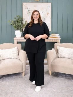 Yummi Rib Flare Pants By DD Design | S - 3XL Pair W/ Sku58417 -Women Clothing Shop 94f8b414ccda823483c8185bb3515c5d