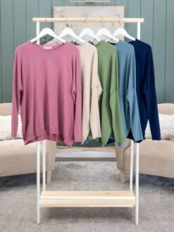 Round Neck "Perfect Knit" Tunic Sweater By DD Design | S/M - 2X/3X -Women Clothing Shop 9570d99beaa83bc0bd8fcbe43ac05421