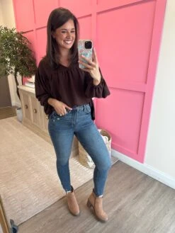 Judy Blue High Waist Tummy Control Vintage Wash Destroyed Skinny Jeans | 0 - 24