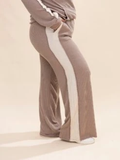 Raised RibCasual Pants With Elastic Waist | S-3XL Pair W/ Sku63513 -Women Clothing Shop 9744194c622c07ba5ceea823dd4942b1