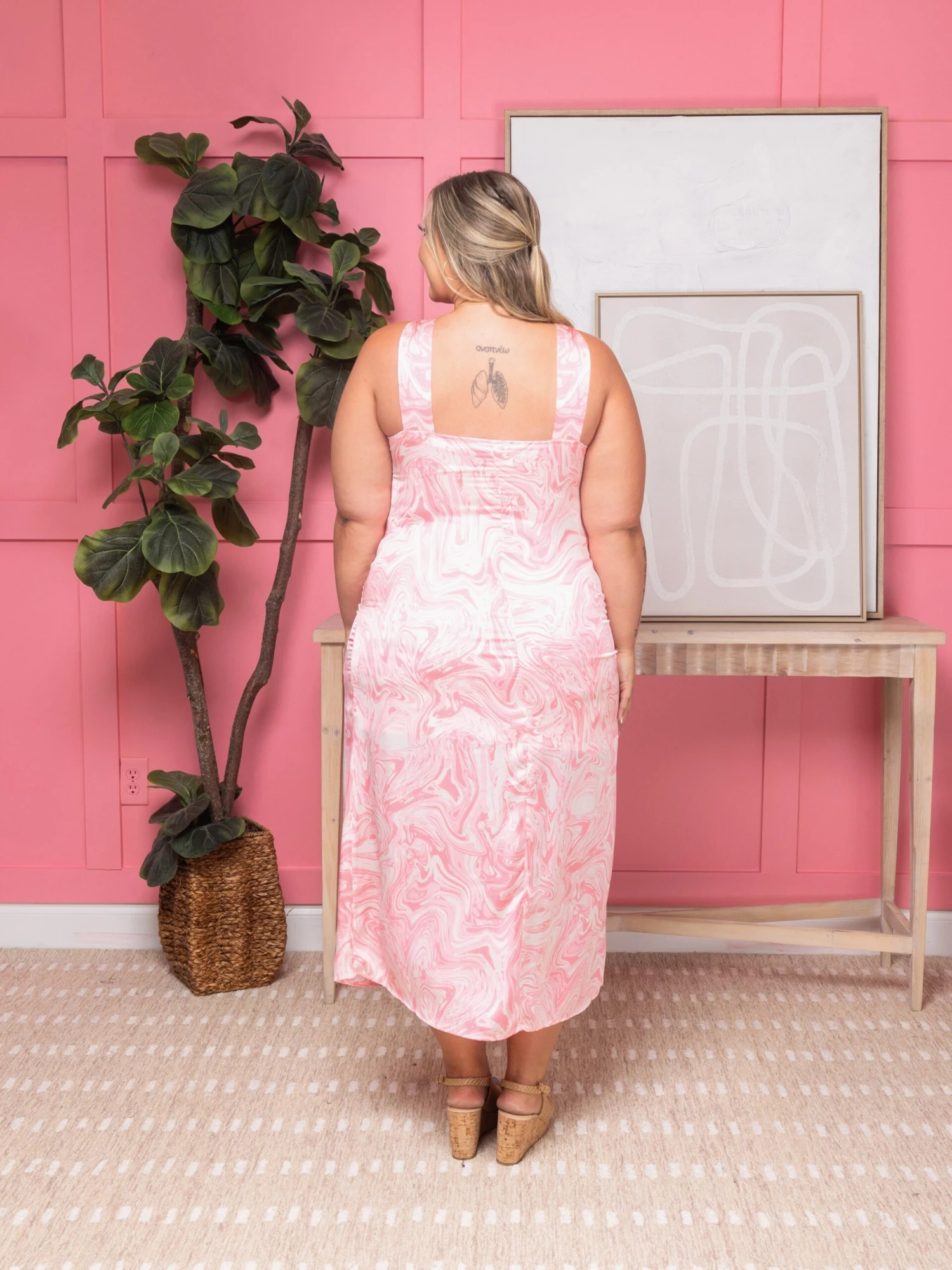 Printed Halter Maxi Dress | S-L 3 Printed Halter Maxi Dress | S-L - Image 3