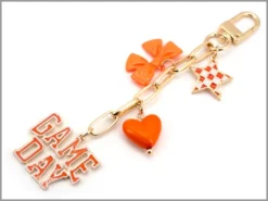 Gameday Bag Charm With Star, Bow, And Heart! -Women Clothing Shop 97988b20c1167872770f9e9d94e7f9f6