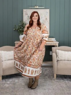 Floral Print V-Neck 3/4 Sleeve Midi Babydoll Dress | S - 3X WESTERN 5 Floral Print V-Neck 3/4 Sleeve Midi Babydoll Dress | S - 3X WESTERN -Women Clothing Shop 97a7d1e4f4348a69c744182bc8acc693