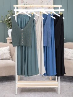 Zenana Elastic Band Woven Pants With Pockets | S - L Pair W/ Sku59293 -Women Clothing Shop 996ef5eff79197e9d0c04fcf6490f148