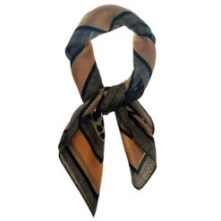 Animal Print Bandana Neck Scarf
