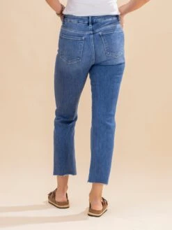 Risen Tummy Control High Rise Crop Straight Leg Jeans | 0-3XL -Women Clothing Shop 9b1f7779a9f95a20544b0ef8f8ffb1bc