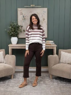 DIVA STRETCH 27" High Rise Wide Leg Stretch Crop (Neutrals) By DD Design - New | XXS-3X -Women Clothing Shop 9b8f40e4e03fc964a5f43551ae191afe