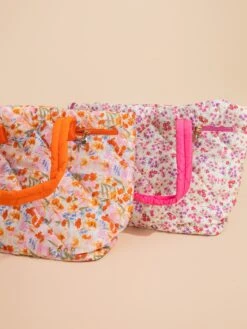 Floral Printed Puffer Bag