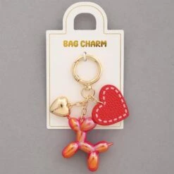 Balloon Dog Heart Bag Charm -Women Clothing Shop 9bf9d88efb0cbfcac456474c4906816d