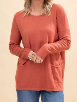 Zenana Viscose Sweater W/ Front Pockets | S/M - L/XL -Women Clothing Shop 9ca387a7d78812797b174783b3405919