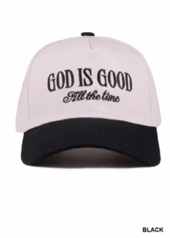 Zenana God Is Good All The Time Two Tone Canvas Cap | -Women Clothing Shop 9d1a021054f49e128d20d9c92e31029b