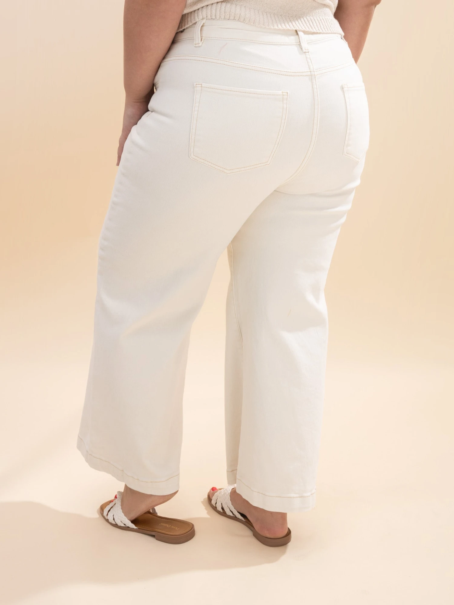 Risen Tummy Control High Rise Wide Adjustable Waistband Jeans | 0-3X 9 Risen Tummy Control High Rise Wide Adjustable Waistband Jeans | 0-3X - Image 9