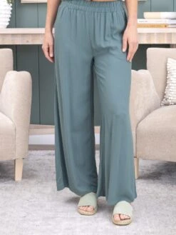 Zenana Elastic Band Woven Pants With Pockets | S - L Pair W/ Sku59293 -Women Clothing Shop 9de963c761432c6f0da215c0a9ae4a4b