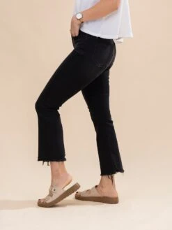 Mica Denim Nolana High Rise Crop Flare Jeans | 0-22 -Women Clothing Shop 9e35ad22c1ee5863ccbd068ed96d7a47