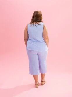 Cotton Gauze Pants W/ Elastic Waist & Front Pockets By DD Design | S-3XL Pair W/ Sku63209 -Women Clothing Shop 9f1e5cf3d4b30032ea243964beefd965