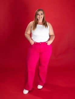 High Waist Super Stretch Wide Leg Jeans | S - 2XL -Women Clothing Shop 9f40dcb0e486e66277728eddc211304c