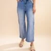 Super High Waist Cropped Utility Jeans | 0-15