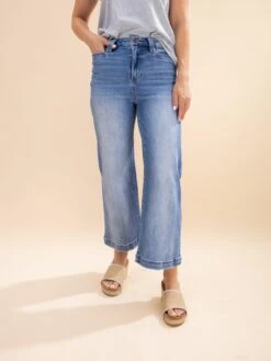 Super High Waist Cropped Utility Jeans | 0-15