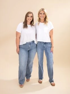 Judy Blue V Front Baggy Jean | 0-24 -Women Clothing Shop 9fa4004f3c1c6cb03b453ba7feaed83e