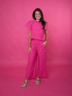 Relaxed Wide Leg Eyelet Lace Pants | S-L Set W/ Sku49806 12 Relaxed Wide Leg Eyelet Lace Pants | S-L Set W/ Sku49806 -Women Clothing Shop B6uySerwgjZQ1wKXIAah3UTFmOnUrhF9HmAaQR9D