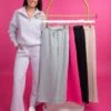 DD Design Luxe Fleece 30" (Regular) Wide Leg Pants | S-3X