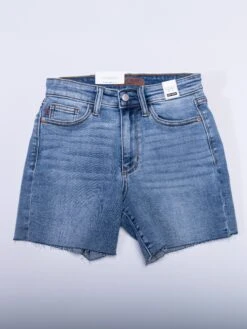 Judy Blue High Waist Raw Hem Shorts | S-4XL