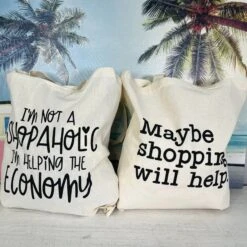 Shopaholic Tote Bags - *Final Sale*