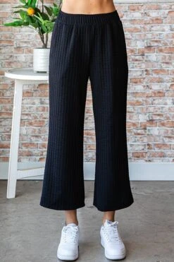 Textured Elastic Waist Pocket Palazzo Pants | S - 3X SET W/ Sku49288 -Women Clothing Shop CKatg1NbrN6l0E8n4FrjsfGsDs5SzXpW4xtZzRpA